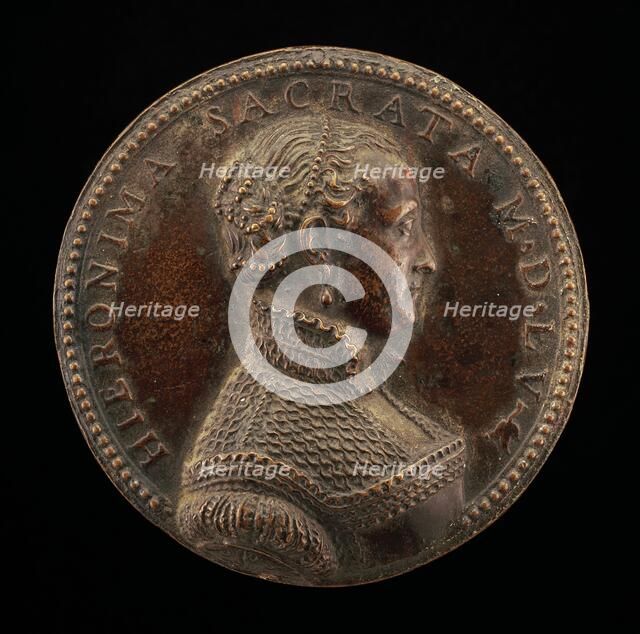 Girolama Sacrata of Ferrara, 1555. Creator: Pastorino Pastorini.