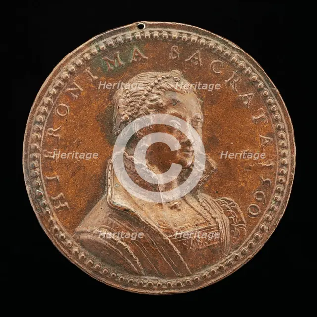 Girolama Sacrata of Ferrara, 1560. Creator: Pastorino Pastorini.