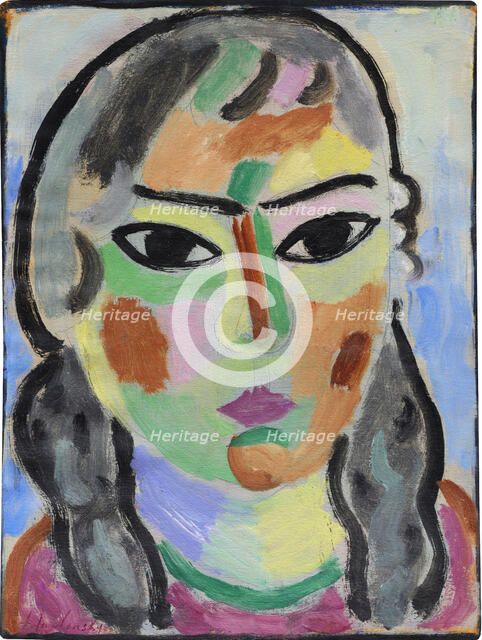Girl, 1916. Creator: Jawlensky, Alexei, von (1864-1941).