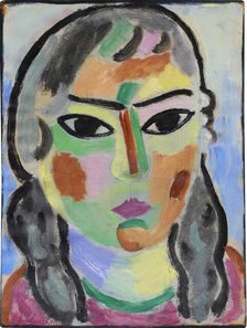 Girl, 1916. Creator: Jawlensky, Alexei, von (1864-1941)