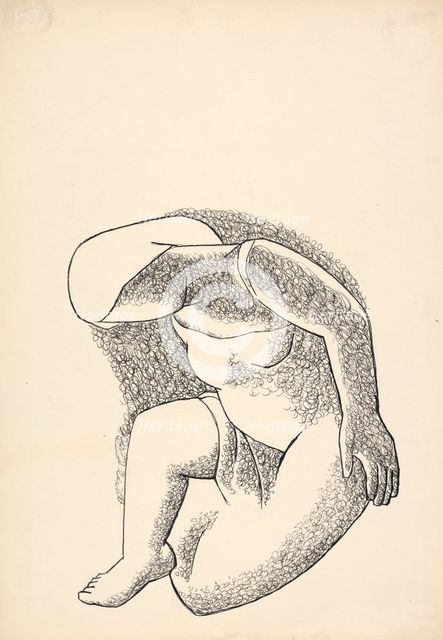 Girl, 1928-1929. Creator: Mikulas Galanda.
