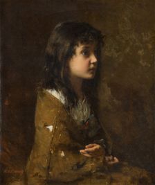 Girl (Turgenev Type). Creator: Harlamov (Harlamoff), Alexei Alexeyevich (1840-1922)