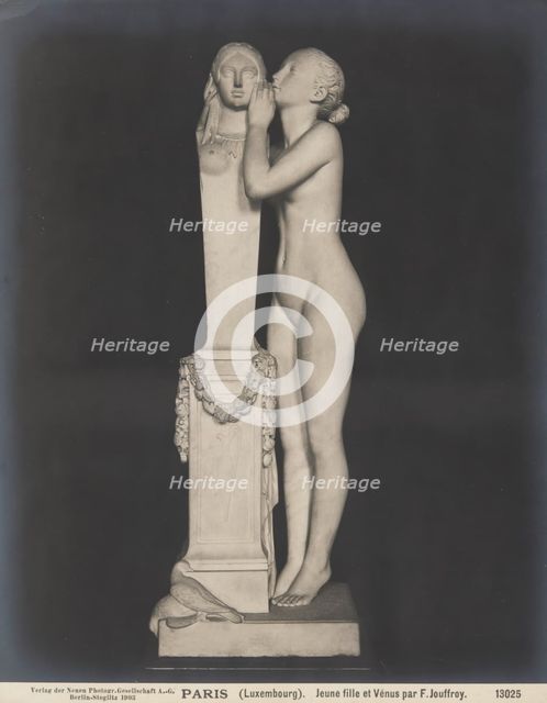 "Girl Whispering into the Ear of Venus", 1839, (1903).  Creator: Neue Photographische Gesellschaft.