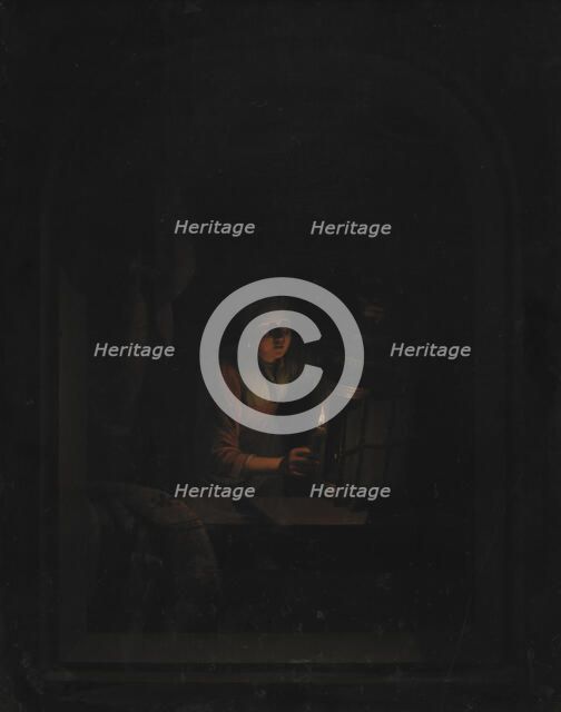 Girl with a Candle, 1628-1775. Creator: Unknown.