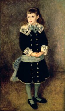 Girl with a Blue Sash late 19th/early 20th century. Artist: Pierre-Auguste Renoir