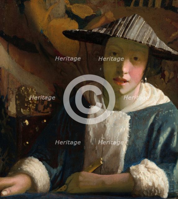 Girl with a Flute, probably 1665/1675. Creator: Jan Vermeer.