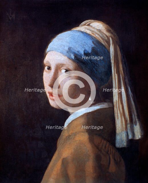 'Girl with a Pearl Earring', c1665. Artist: Jan Vermeer