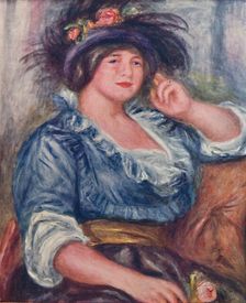 Girl with a Rose 1913, (1923). Artist: Pierre-Auguste Renoir