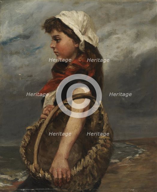 Girl with Basket, ca. 1888. Creator: Alice Pike Barney.