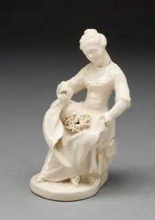 Girl with Bird Nest, Italy, c. 1775. Creator: Unknown