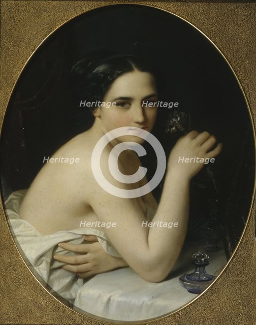 Girl With Flower.