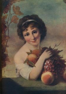 Girl With Fruit c1780, (1910). Artist: Matthew William Peters