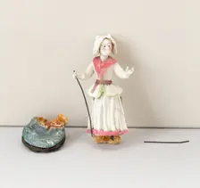 Girl with Staff, France, 18th century. Creator: Verres de Nevers