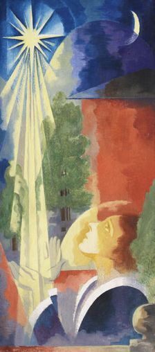 Girl with the evening star, c 1920. Creator: Graf; Gottfried (1881-1938)