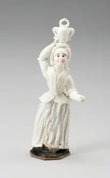Girl with Urn, France, Late 18th century. Creator: Verres de Nevers