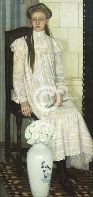 Girl with white asters, 1903.