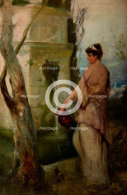 Girl at the Well, 1880s. Creator: Henryk Siemiradzki.