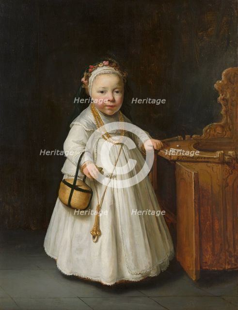 Girl by a High Chair. Creator: Govaert Flinck.