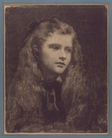 Girl, c1872. Creator: William Morris Hunt