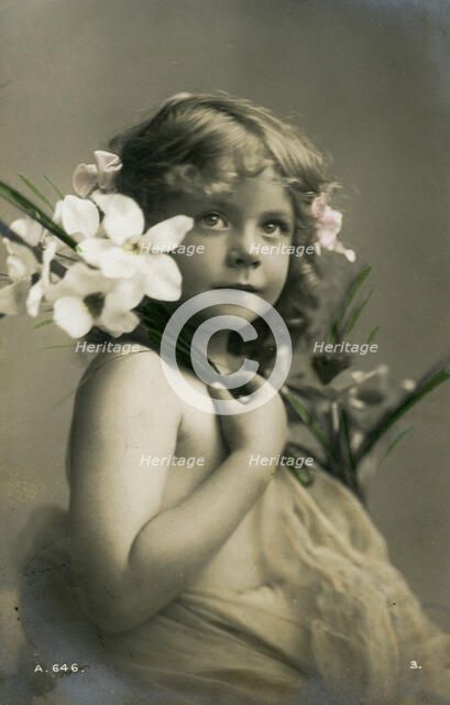 Girl, c1911.Artist: Rotary Photo