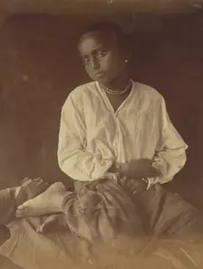 Girl, Ceylon, 1875-1879. Creator: Julia Margaret Cameron