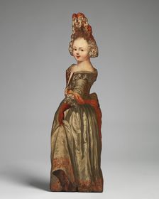 Girl dummy board, ca. 1690. Creator: Unknown