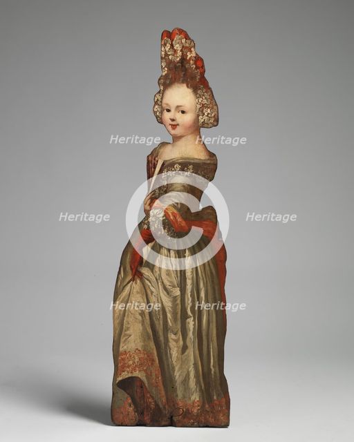 Girl dummy board, ca. 1690. Creator: Unknown.