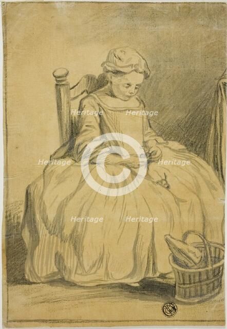 Girl Eating Cherries, n.d. Creator: Unknown.