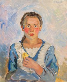 Girl from Nizný Hrabovec, 1942. Creator: Stefan Polkorab