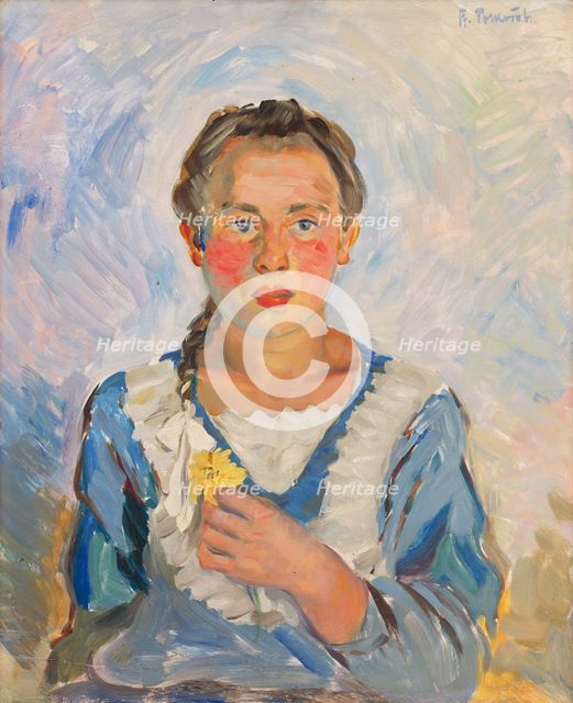 Girl from Nizný Hrabovec, 1942. Creator: Stefan Polkorab.