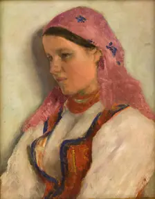 Girl from Bronowice, 1893-1894. Creator: Aleksander Gierymski