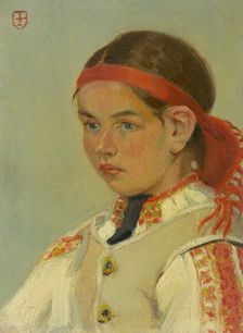 Girl from Dacolom, 1902-1905. Creator: Emil Pacovský