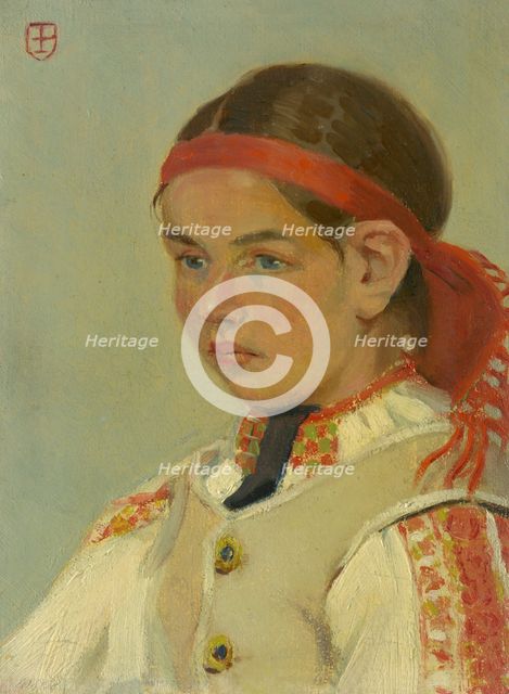 Girl from Dacolom, 1902-1905. Creator: Emil Pacovský.