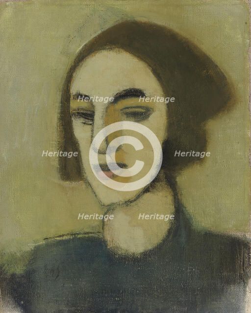 Girl from Loviisa, 1941-1942. Creator: Helene Schjerfbeck.