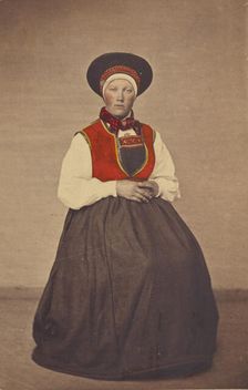 Girl from Qvindherred 1867. Creator: Unknown