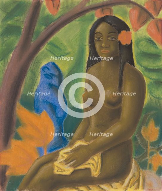 Girl from Tahiti, around 1930. Creator: Mikulas Galanda.