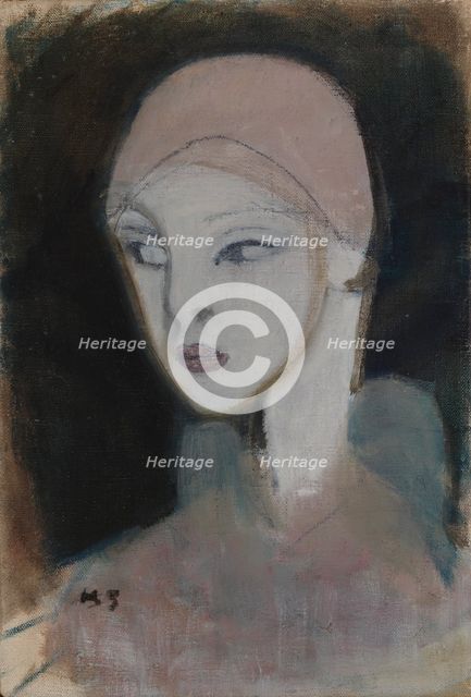 Girl from the Islands, 1929. Creator: Helene Schjerfbeck.