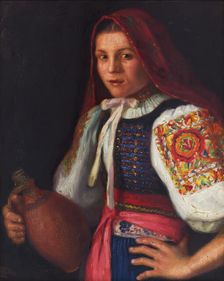 Girl from Trencín (Girl from Teplá), 1924. Creator: Stefan Straka