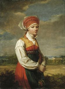 Girl from Vingåker, 1822. Creator: Johan Gustaf Sandberg