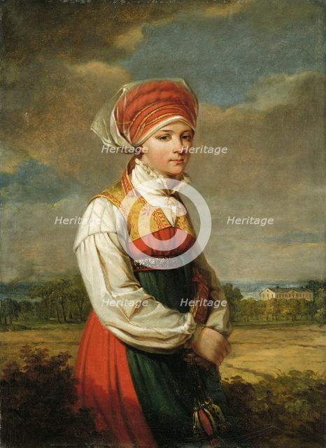 Girl from Vingåker, 1822. Creator: Johan Gustaf Sandberg.