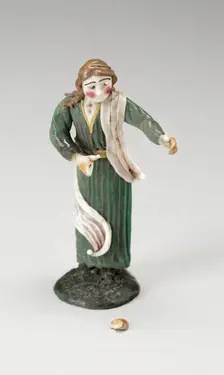 Girl, France, 18th century. Creator: Verres de Nevers