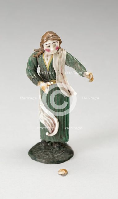 Girl, France, 18th century. Creator: Verres de Nevers.
