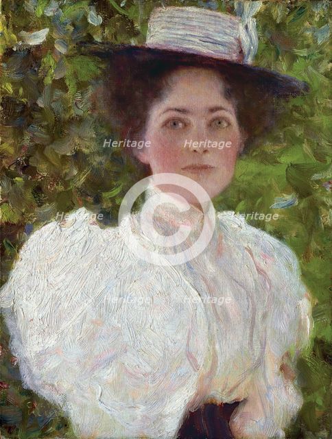 Girl in the Foliage, c. 1898. Creator: Klimt, Gustav (1862-1918).