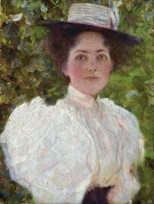 Girl in the Foliage, c. 1898. Creator: Klimt, Gustav (1862-1918)