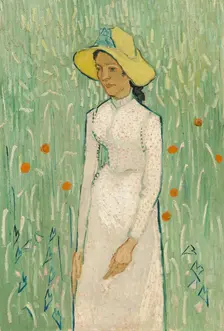 Girl in White, 1890. Creator: Vincent van Gogh