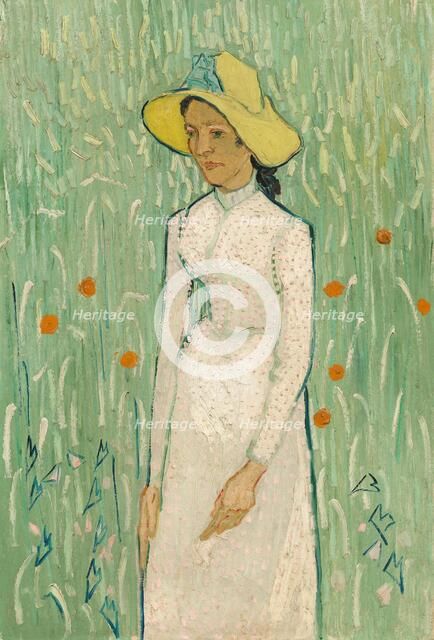 Girl in White, 1890. Creator: Vincent van Gogh.