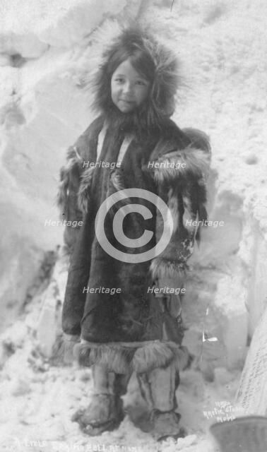 Girl in a parka, between c1900 and c1930. Creator: Unknown.