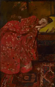 Girl in a Red Kimono (Geesje Kwak), c. 1895