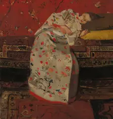 Girl in a White Kimono, ca 1894