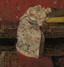 Girl in a White Kimono, ca 1894